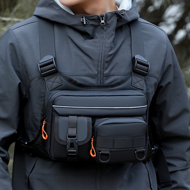 Fishing Vest - Tas Dada Taktis Pria, Rompi Lari