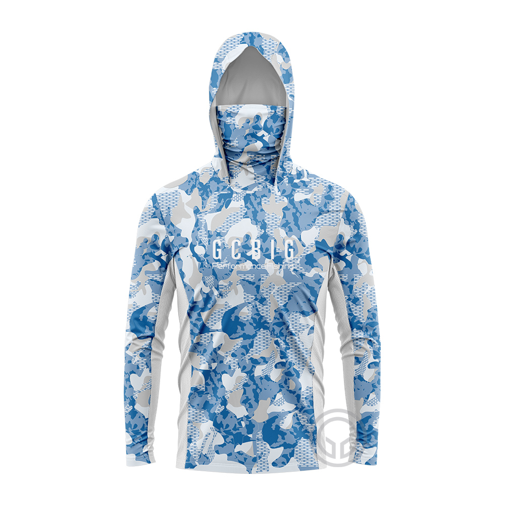 Fishing Shirt Uv Protection - Pakaian pancing lengan panjang GCBIG, kaus