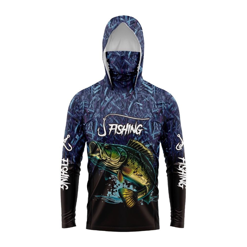 Fishing Hoodie - Hoodie Pria Motif Ikan Bass untuk