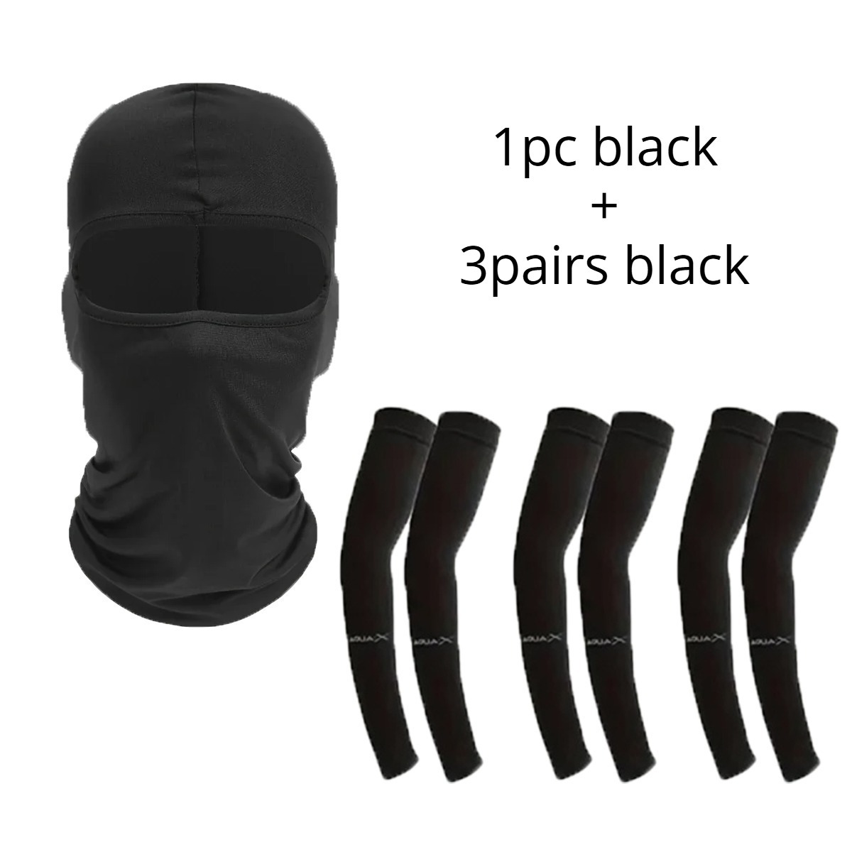 Fishing Mask Sun Protection - 3 Pasang Lengan Pelindung Matahari Cepat