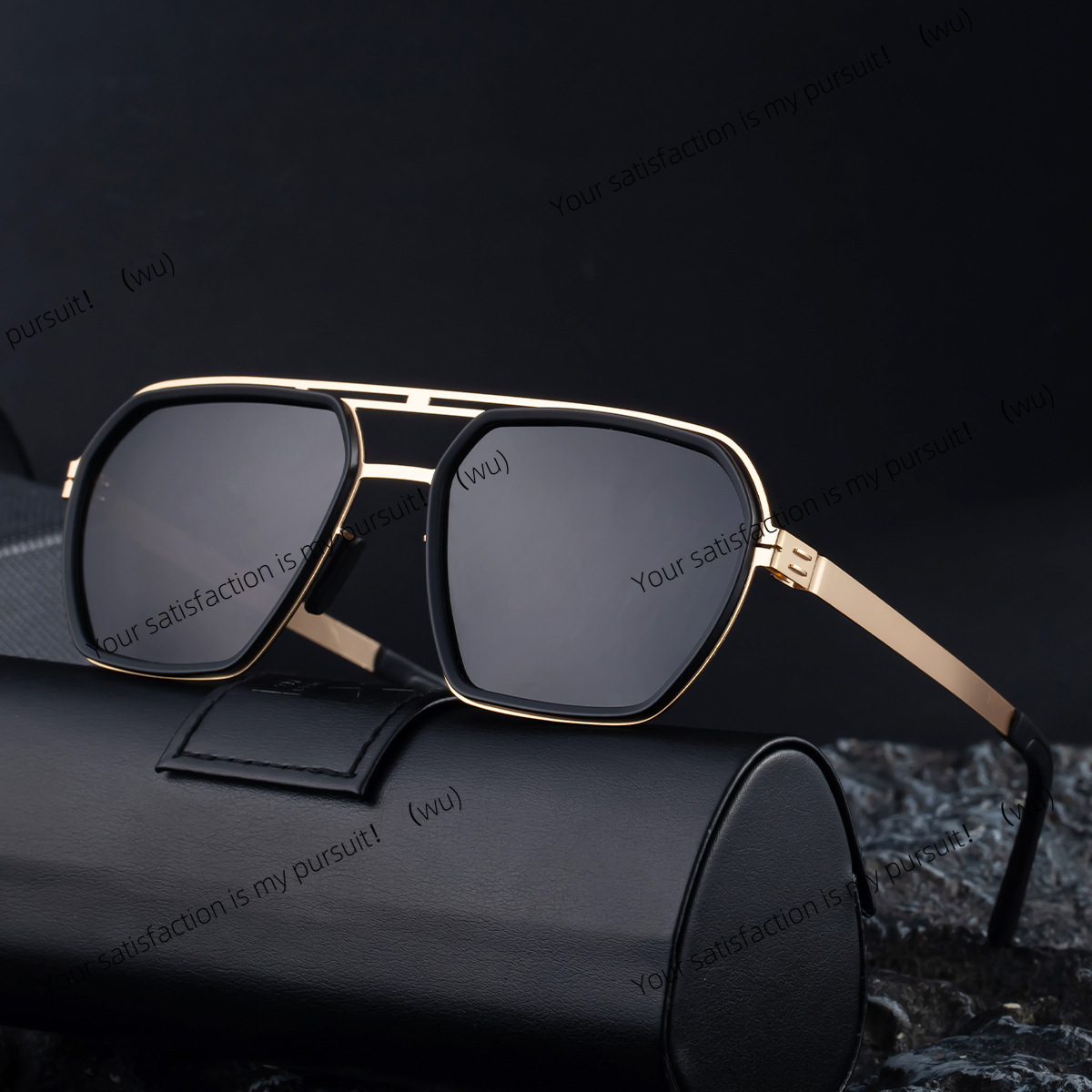 Fishing Sunglasses Polarized - Kacamata Hitam Polarisasi Double Beam Stainless