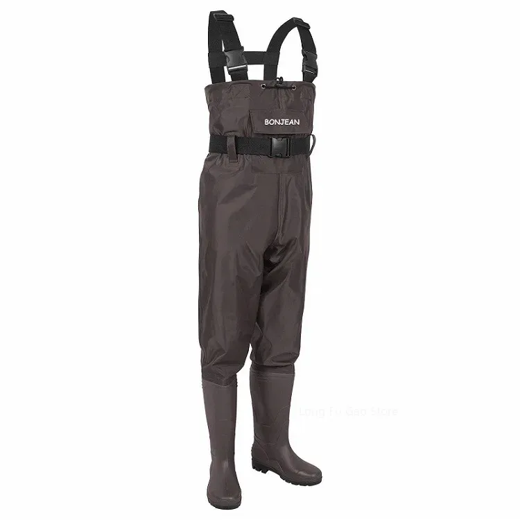 Fishing Waders - Wader celana overall dengan sepatu bot,
