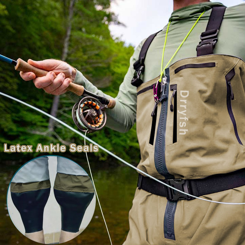Fishing Waders - Wader kedap air tanpa sepatu bot,