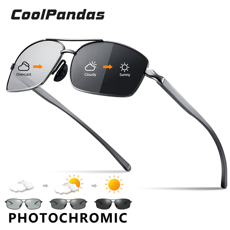 Fishing Sunglasses Polarized - Kacamata hitam photoromik memancing pria, kacamata
