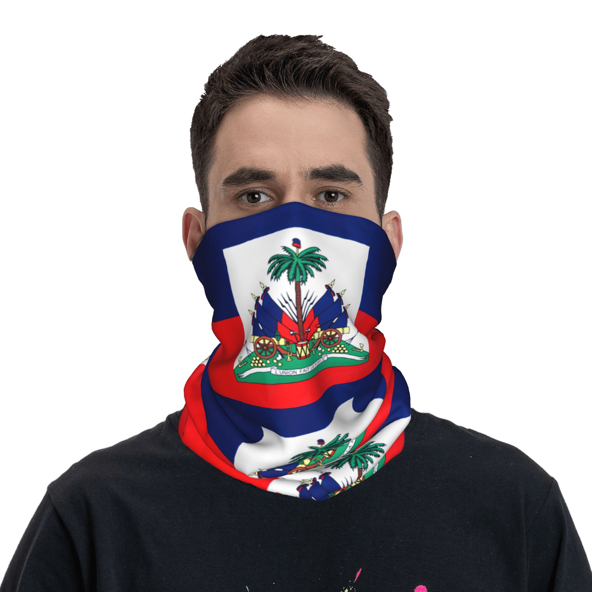 Fishing Mask Sun Protection - Masker Balaclava Olahraga Luar Ruangan Bendera
