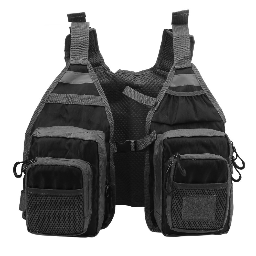 Fishing Vest - Rompi Memancing Ringan dengan Banyak Kantong,