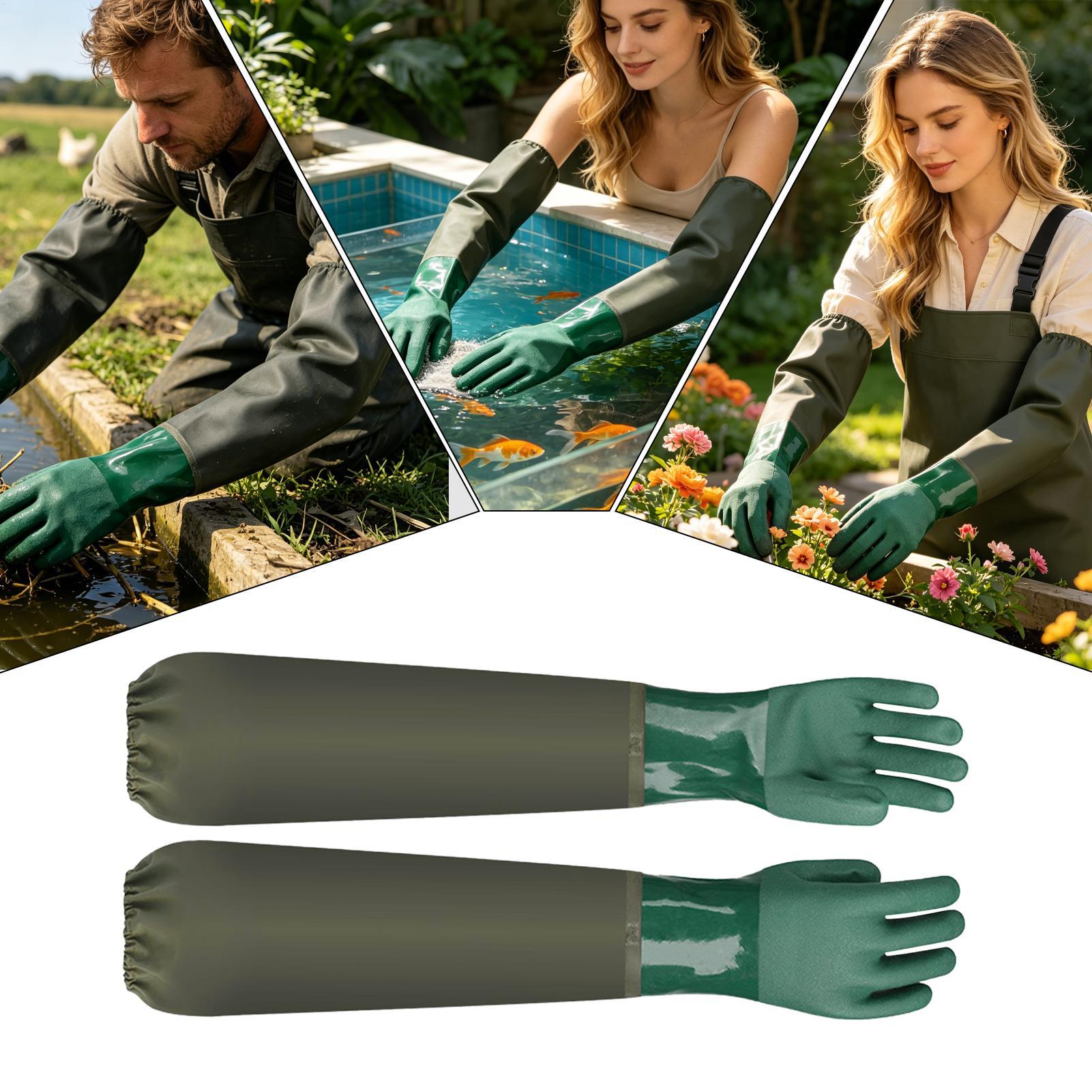Fishing Gloves - Sarung Tangan Karet Tahan Air Tahan