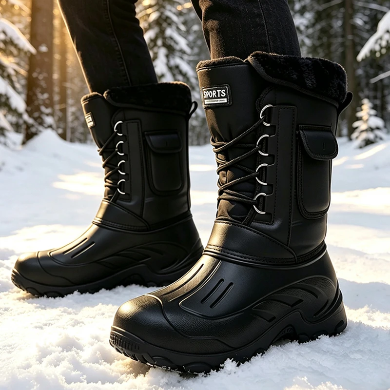 Fishing Boots - Sepatu Bot Salju Musim Dingin Pria,