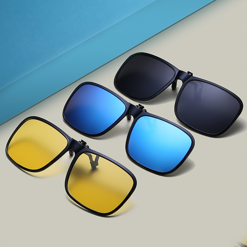 Fishing Sunglasses Polarized - Klip Kacamata Hitam Terpolarisasi Persegi Klip