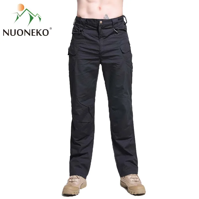 Fishing Pants Waterproof - NUONEKO celana berkemah banyak saku, celana