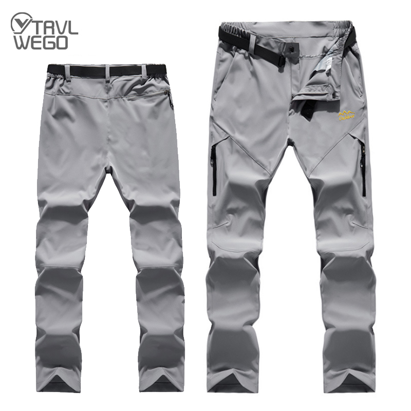 Fishing Pants Waterproof - TRVLWEGO Celana Hiking Pria Berkemah Musim