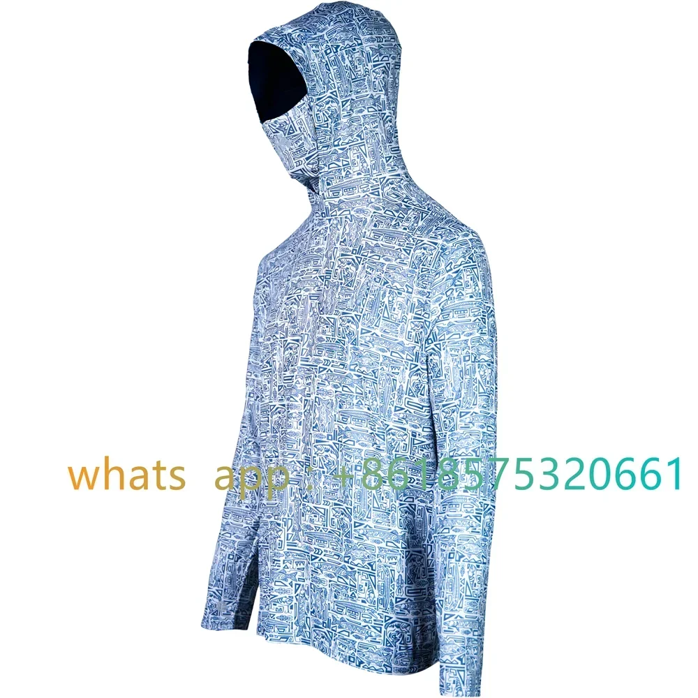 Fishing Mask Sun Protection - GOOGAN SQUAD Hoodie Pria dengan Masker