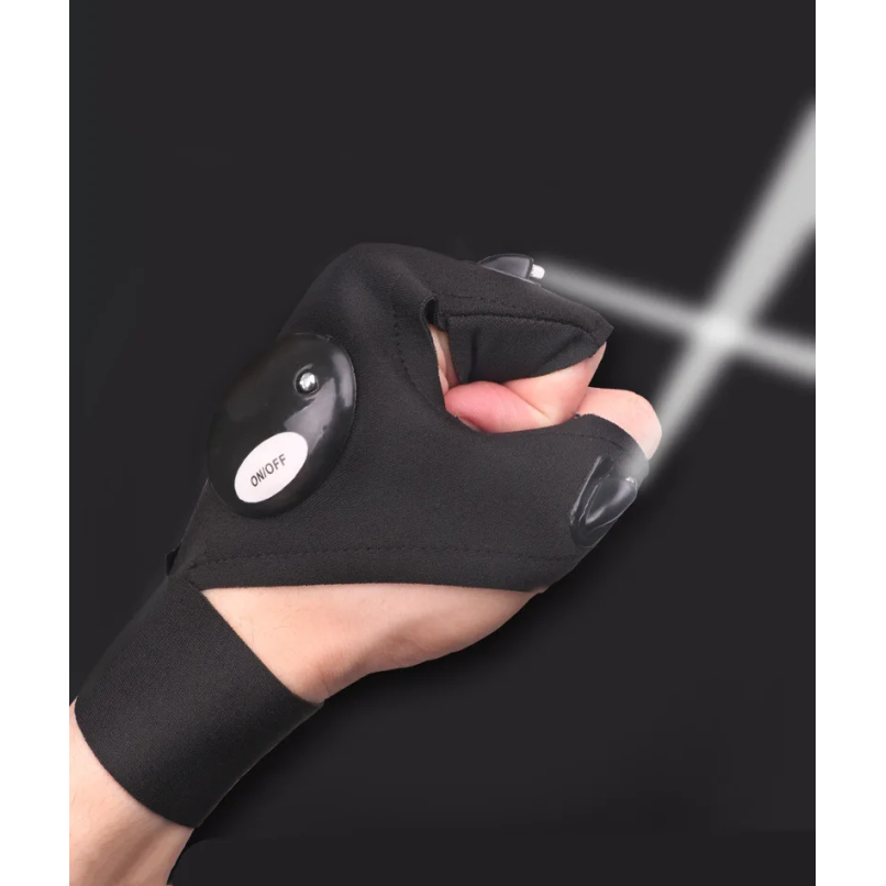Sarung Tangan LED Setengah Jar - Fishing Gloves ulasan dan harga
