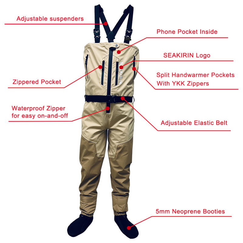 Wader Pancing Dada Gemuk Bersi - Fishing Waders ulasan dan harga