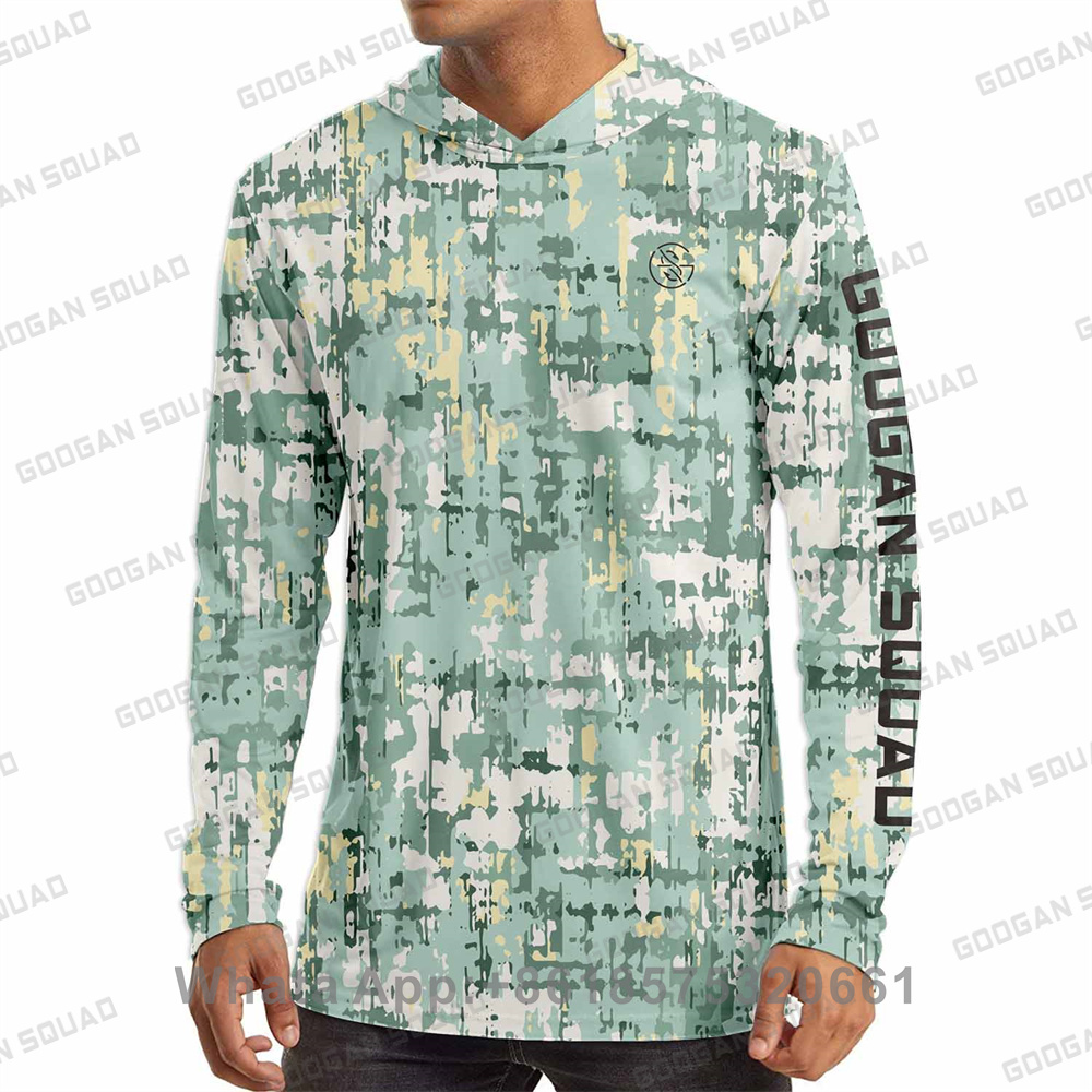 Goodan Squad Upf 50 + kaus ber - Fishing Hoodie ulasan dan harga