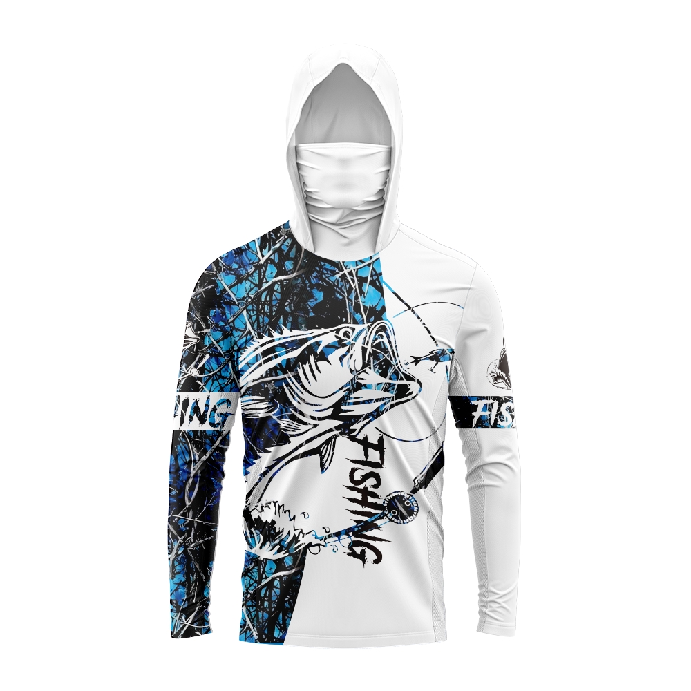 Hoodie Pria Motif Ikan Bass un - Fishing Hoodie ulasan dan harga