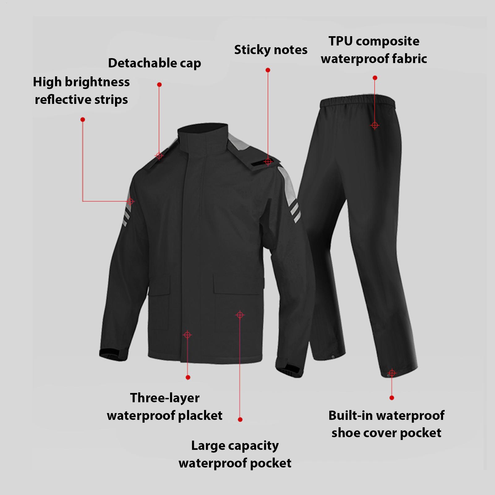 Jas Hujan Anti Air untuk Pria, - Fishing Rain Suit ulasan dan harga