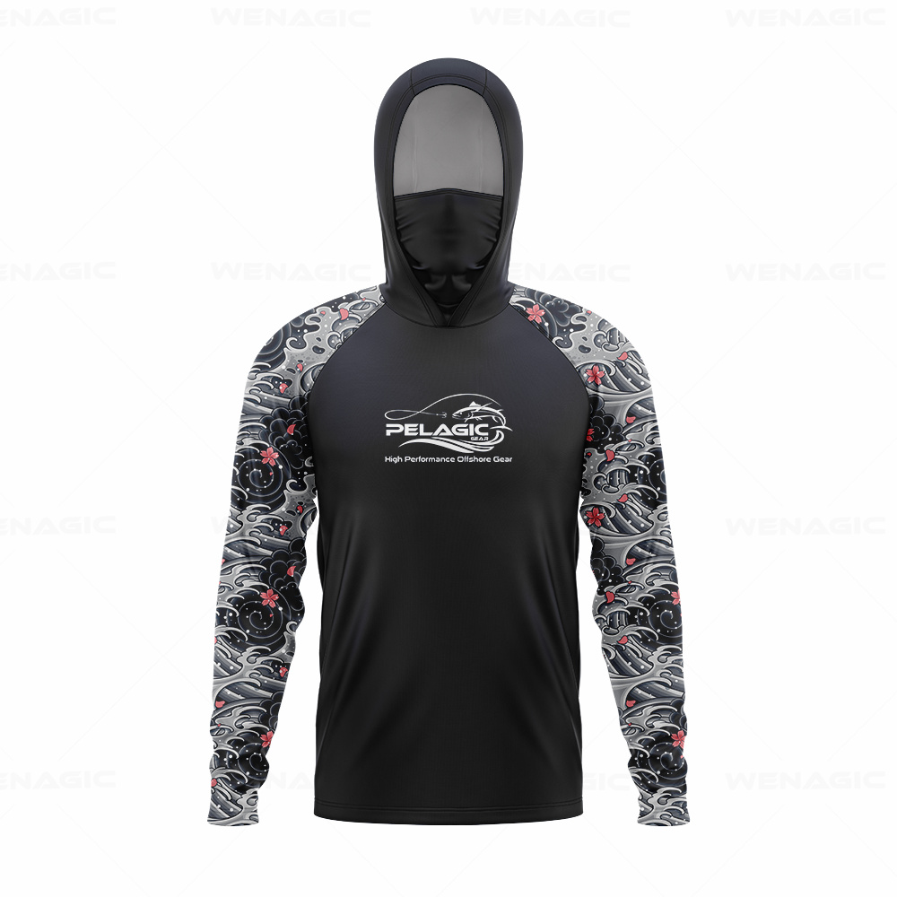 Pelagic gear kaos memancing tu - Fishing Hoodie ulasan dan harga