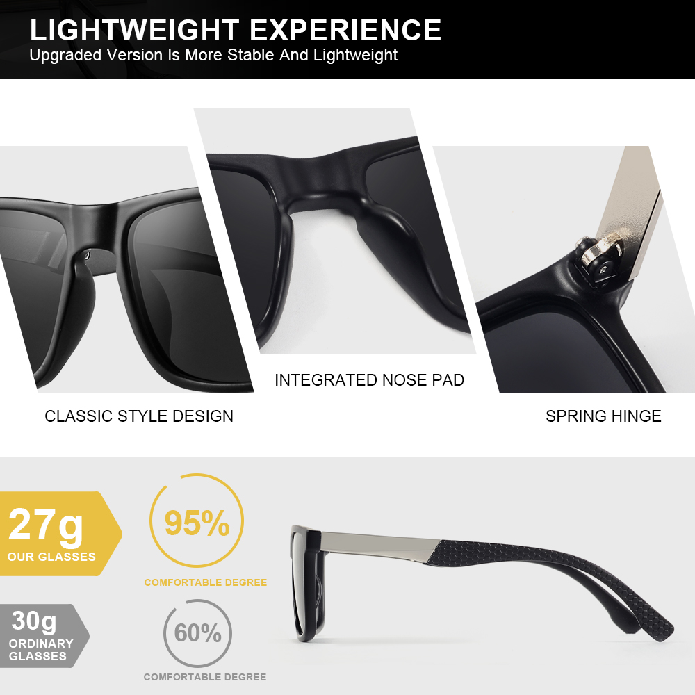 CRIXALIS 4 Buah Kacamata Hitam - Fishing Sunglasses Polarized ulasan dan harga