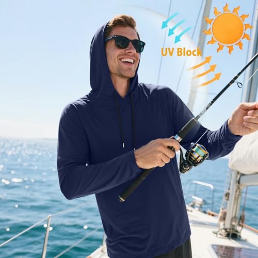 HovSiyla 5 Pack Kemeja Memanci - Fishing Hoodie ulasan dan harga