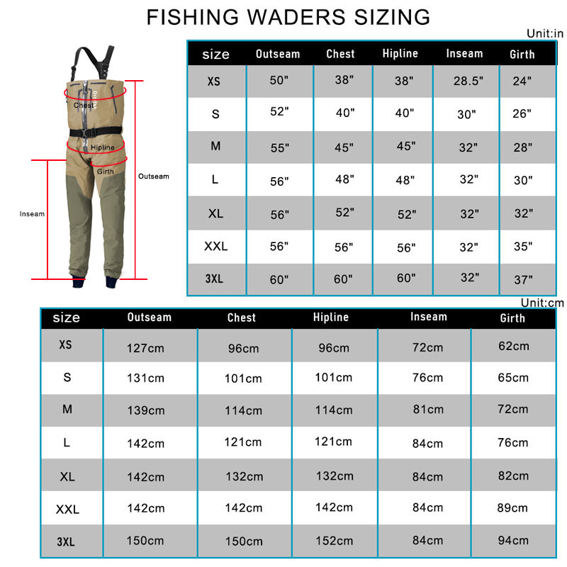 Wader kedap air tanpa sepatu b - Fishing Waders ulasan dan harga