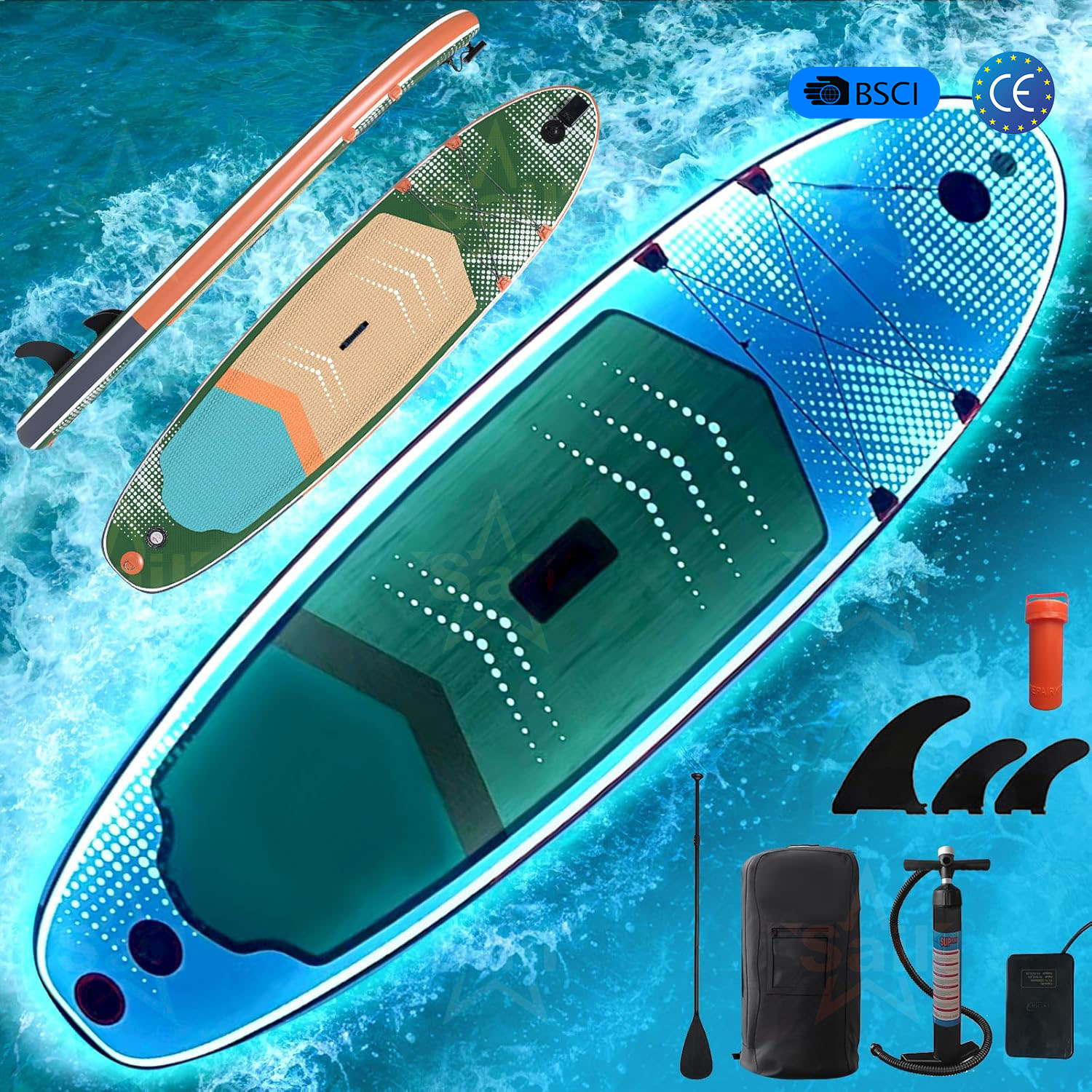 Papan Selancar Tiup Serbaguna  - Fishing Backpack ulasan dan harga