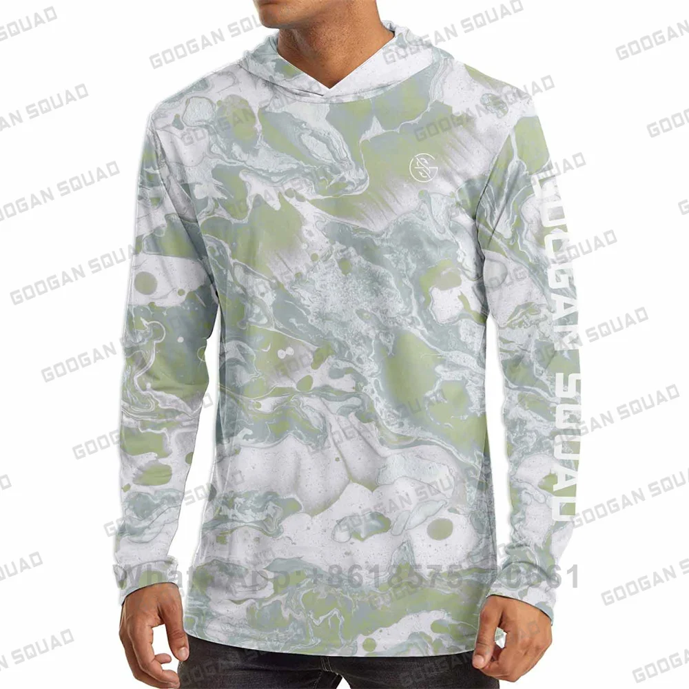 GOOGAN SQUAD Kemeja Hoodie Len - Fishing Hoodie ulasan dan harga