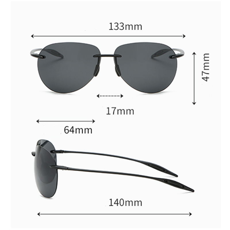 Kacamata Hitam Terpolarisasi P - Fishing Sunglasses Polarized ulasan dan harga