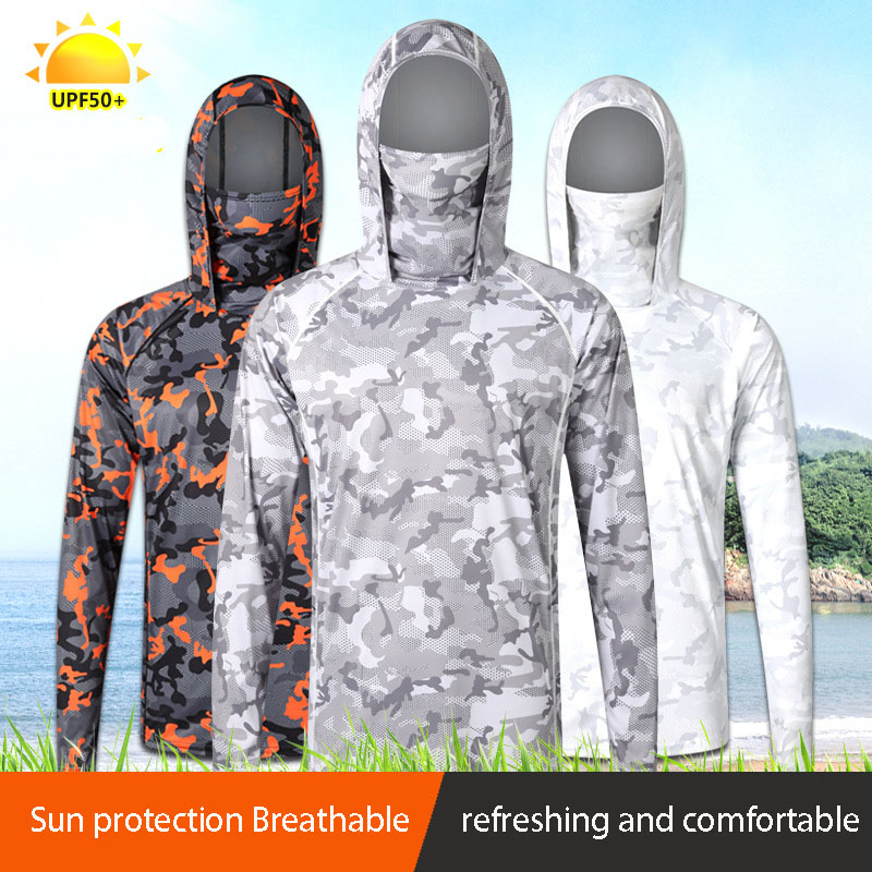 Kaus memancing kamuflase denga - Fishing Shirt Uv Protection ulasan dan harga
