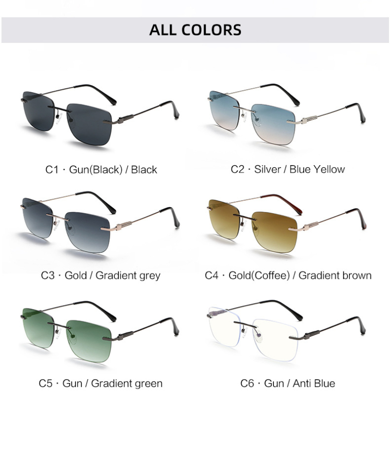 Kacamata Hitam Tanpa Bingkai B - Fishing Sunglasses Polarized ulasan dan harga