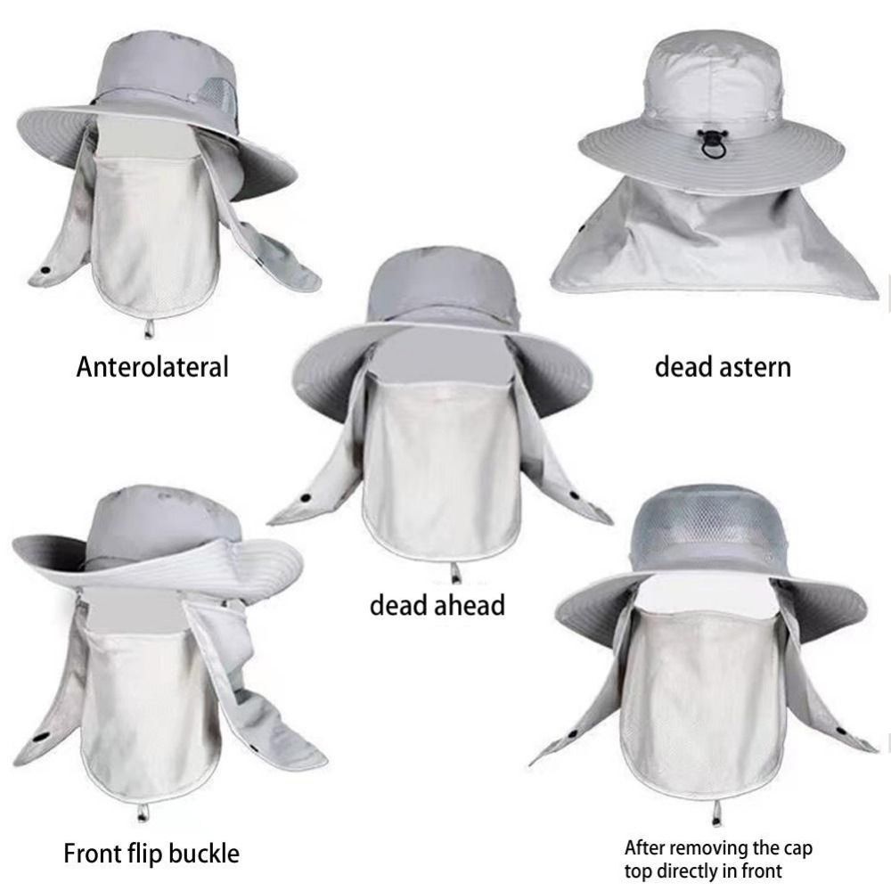 1 Buah Topi Memancing Penutup  - Fishing Mask Sun Protection ulasan dan harga