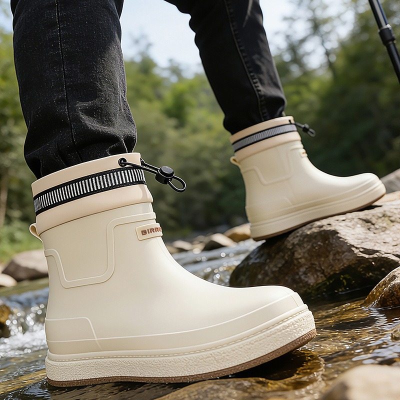 Sepatu Hujan Pria Sepatu Kerja - Fishing Boots ulasan dan harga