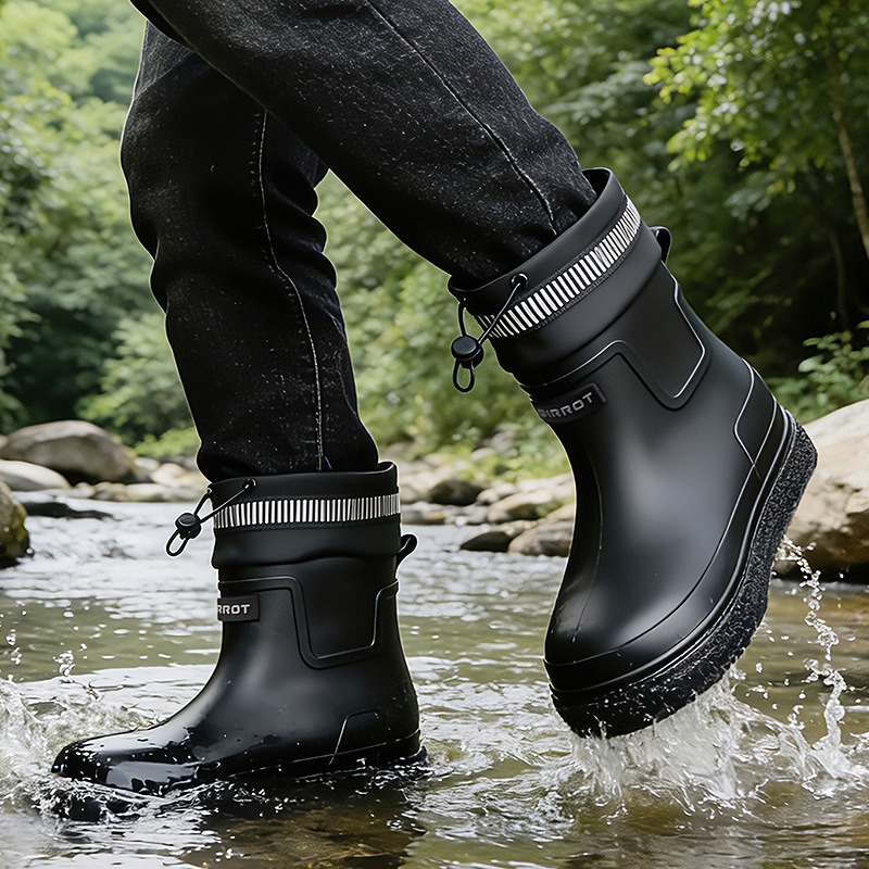 Sepatu Hujan Pria Sepatu Kerja - Fishing Boots ulasan dan harga