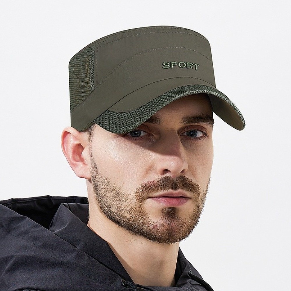 Topi Datar Keren yang Dapat Di - Fishing Hat ulasan dan harga