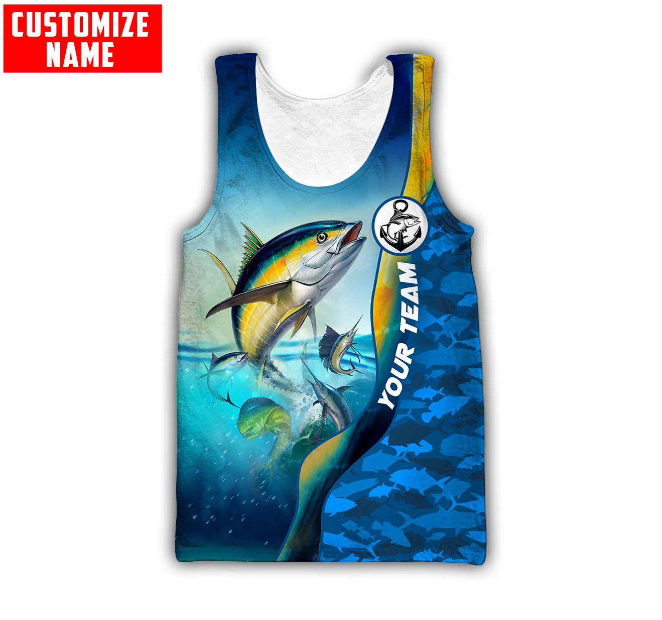 Nama Kustom Mahi Mahi Memancin - Fishing Vest ulasan dan harga