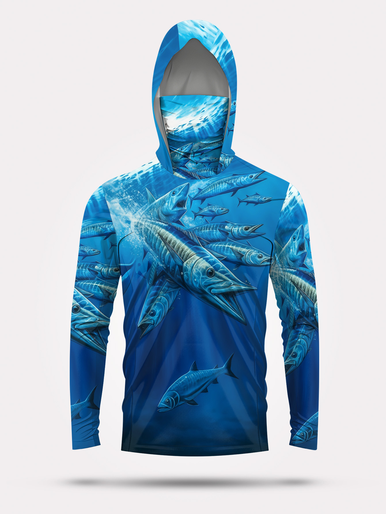 Kaos Pancing Pria Lengan Panja - Fishing Shirt Uv Protection ulasan dan harga