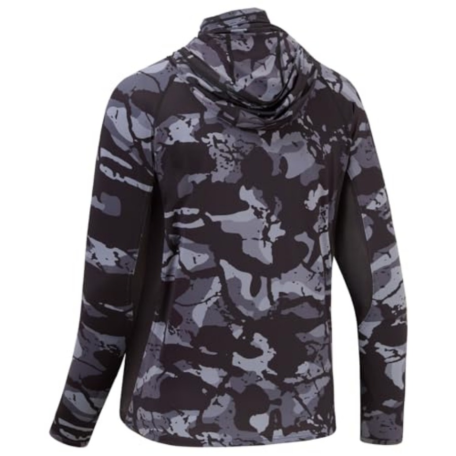 BASSDASH UPF 50+ Kemeja Hoodie - Fishing Hoodie ulasan dan harga