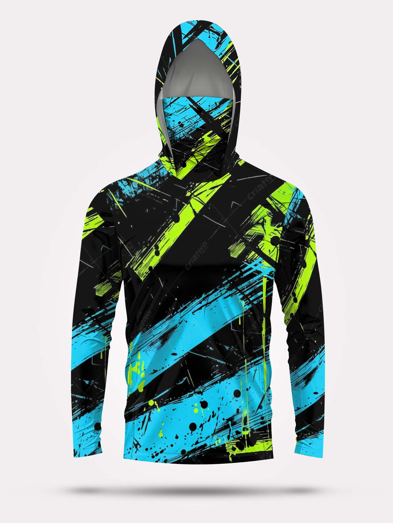 Hoodie Memancing Pria Lengan P - Fishing Shirt Uv Protection ulasan dan harga