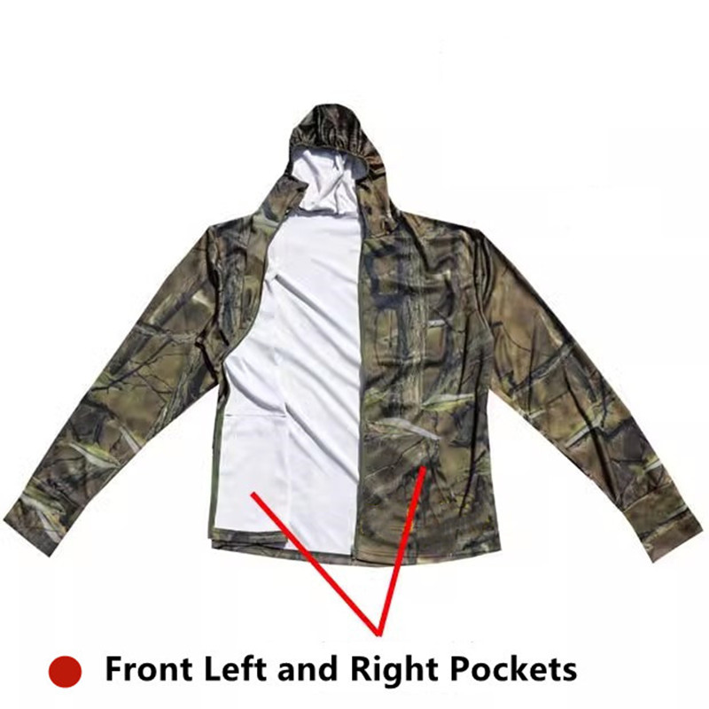Hoodie Pancing Kamuflase Bioni - Fishing Hoodie ulasan dan harga