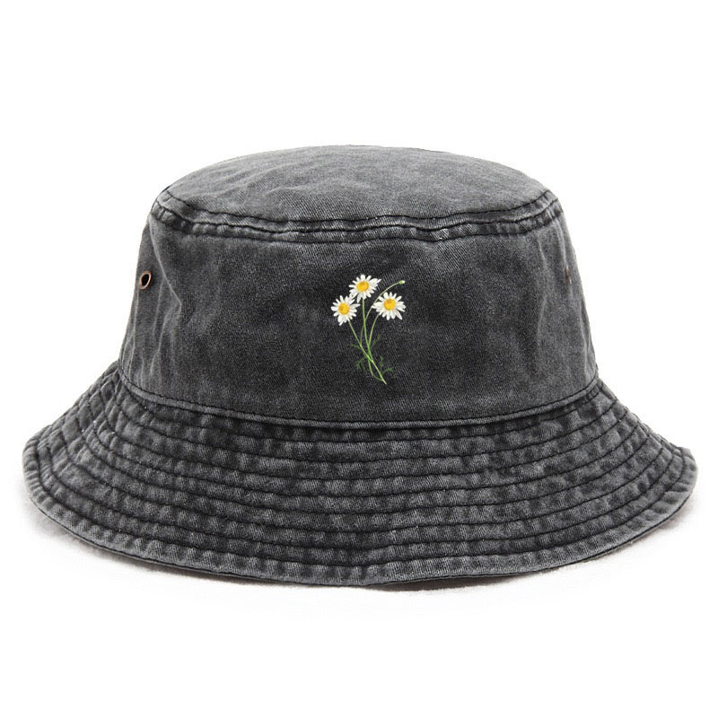 Topi Bucket Katun Motif Bunga  - Fishing Hat ulasan dan harga