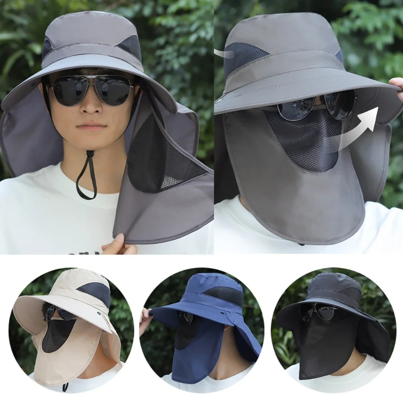 Topi Matahari Bertepi Lebar To - Fishing Mask Sun Protection ulasan dan harga
