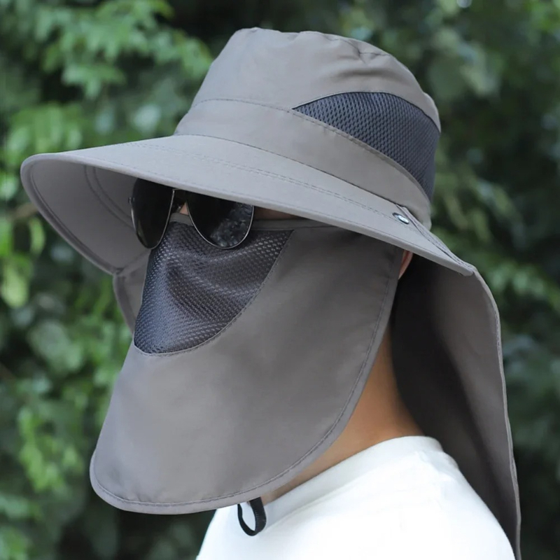 Topi Matahari Bertepi Lebar To - Fishing Mask Sun Protection ulasan dan harga