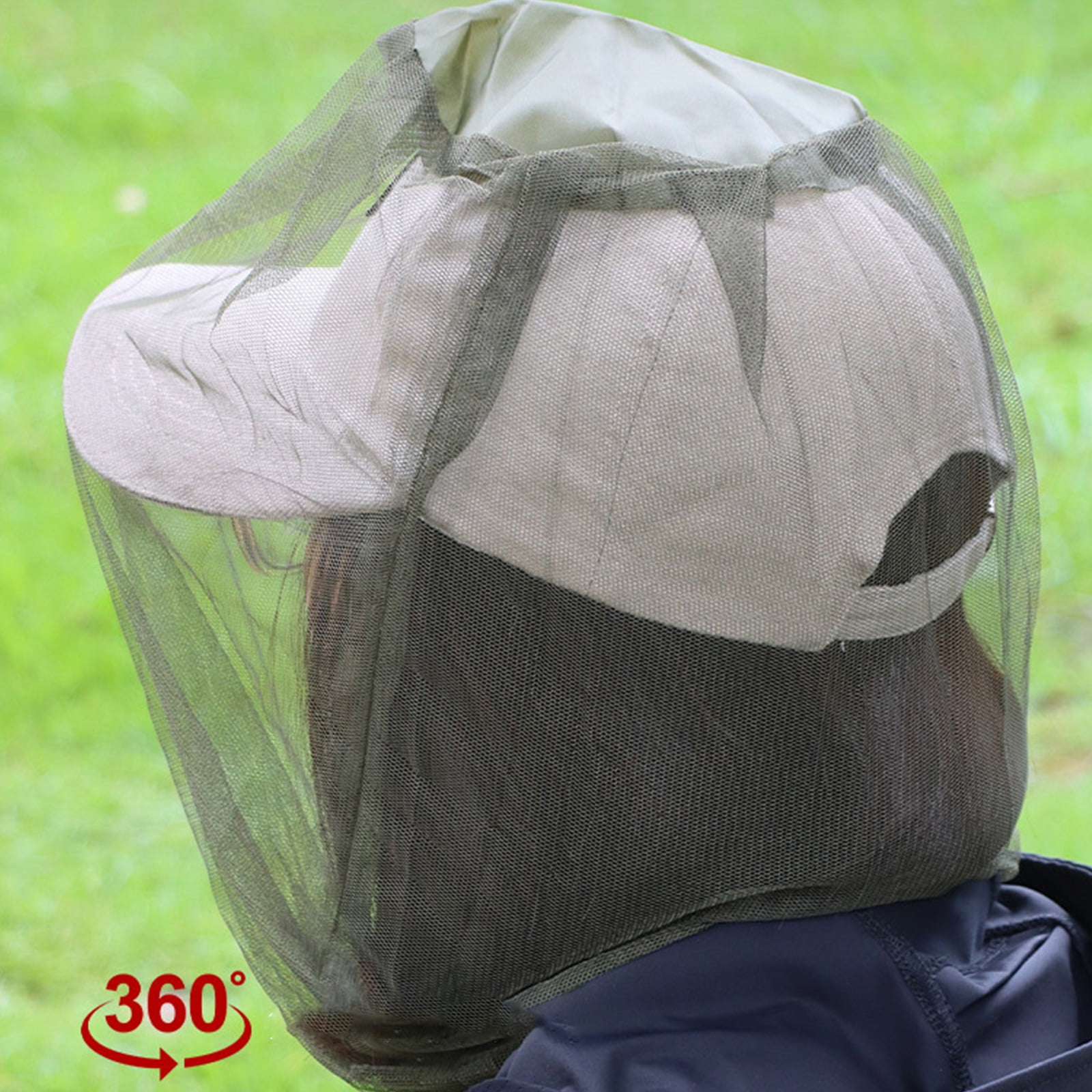 Topi Jaring Kepala Anti Nyamuk - Fishing Hat ulasan dan harga